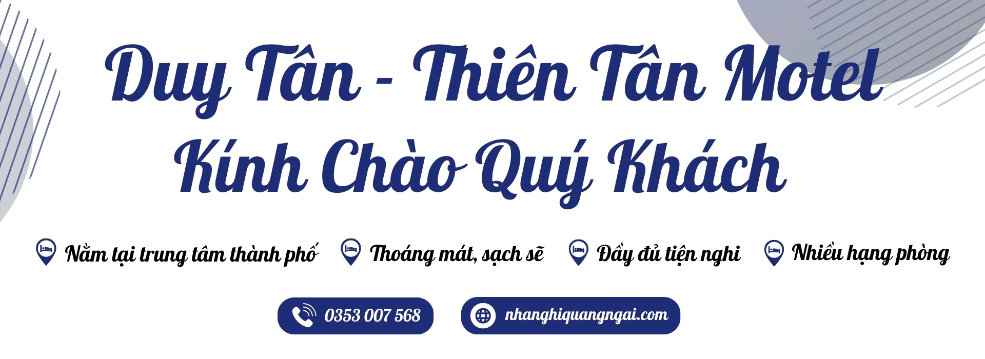 giá nhà nghỉ quảng ngãi Banner nhà nghỉ Quảng Ngãi